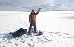 When the action got really hot, I even caught a few doubles: two fish with two different lures on the same line!