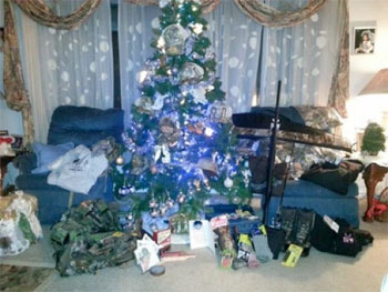 Each Christmas, the Pritchett brothers and friends donate a fully guided turkey hunt and fishing trip to a young man or woman who is severely ill or in need. Photo courtesy Kitt Dora M. Slaid