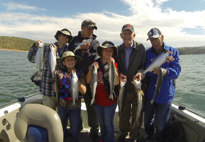 Anglers can minimize catch-and-release mortality of kokanee by harvesting a limit of kokanee and other species.