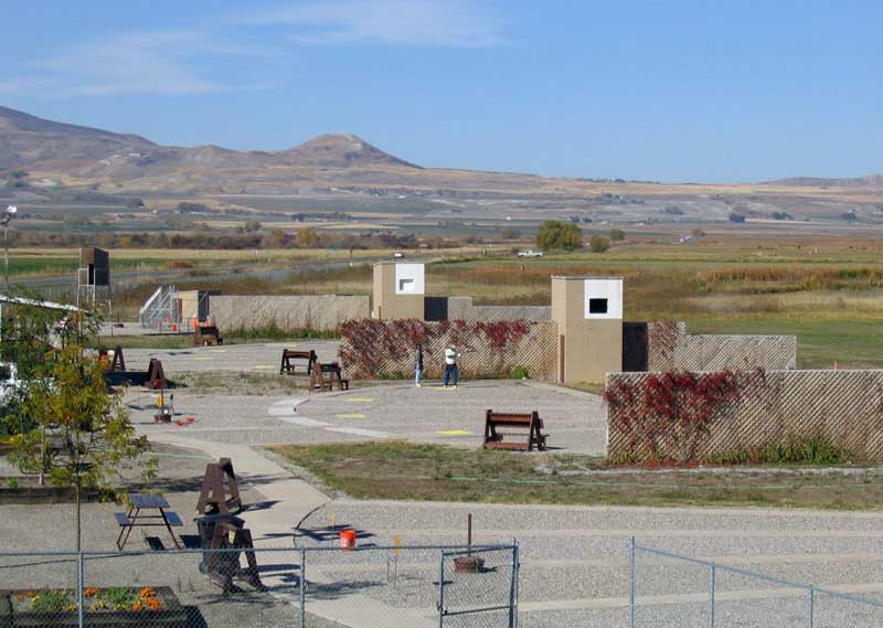Outdoor shotgun shooting ranges at Cache Valley Public Shooting Range in Ogden