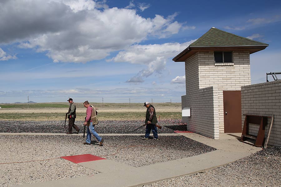 Visitors at Lee Kay Public Shooting Range