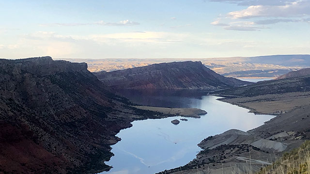 Overlooking Flaming Gorge