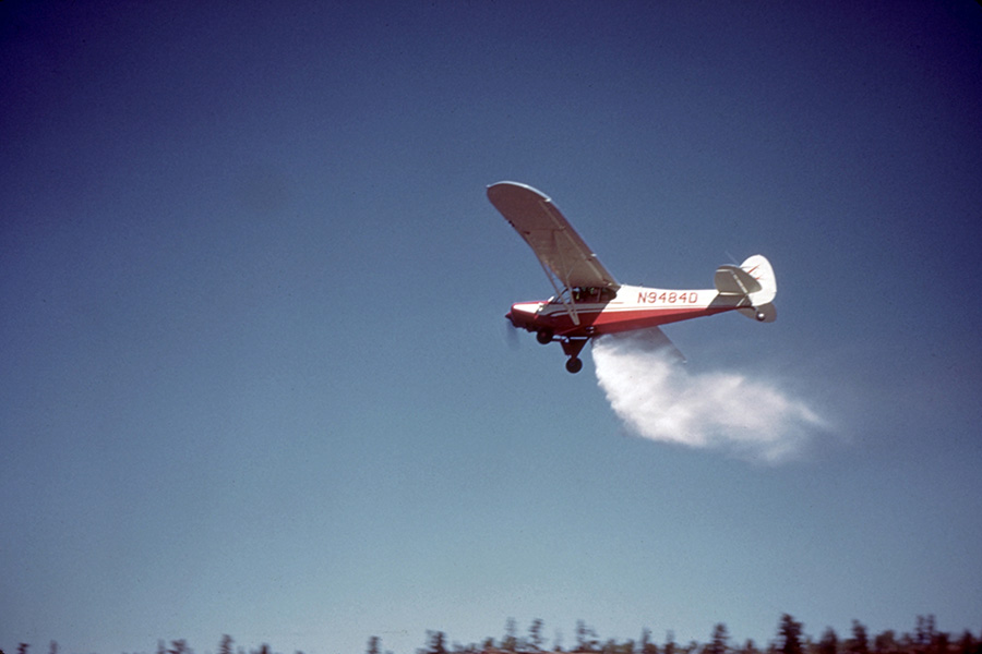 Aerial fish stocking in Utah