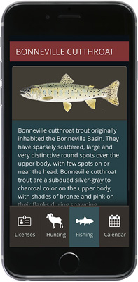 Download the free DWR Hunting & Fishing app