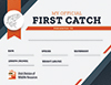 My first catch DWR certificate with details
