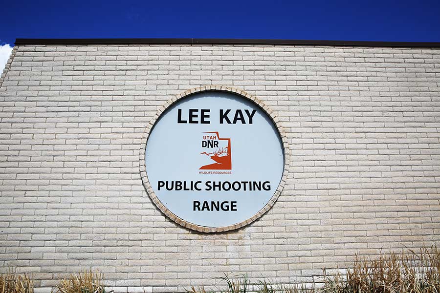 Lee Kay Public Shooting Range sign