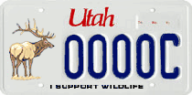 Elk license plate