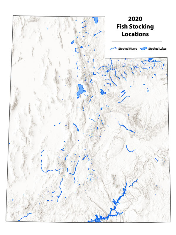 Odfw Fish Stocking Map Dwr Stocks More Than 8.2 Million Fish Throughout Utah In 2020