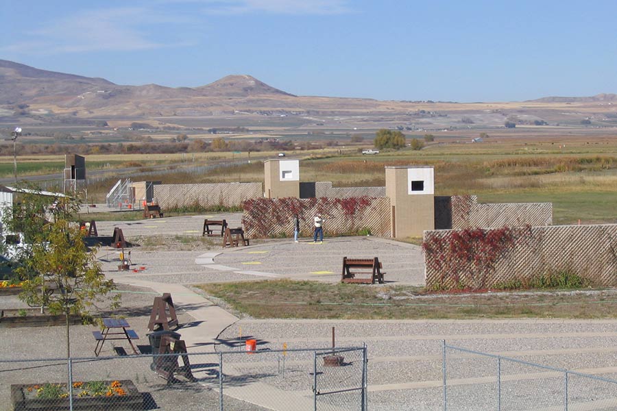 Five-stand shotgun shooting at Cache Valley Public Shooting Range