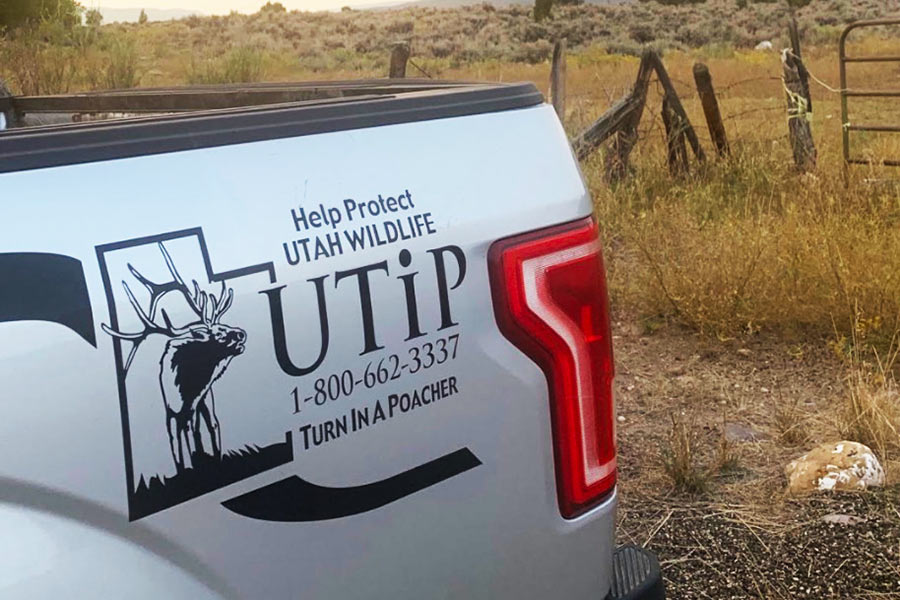Help protect Utah wildlife. Call Utah Turn-in-a-Poacher (UTiP) at 1-800-662-3337.